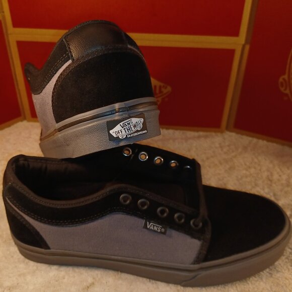 Vans Men's 8/Women's 9.5 Chukka Low Denim Black Pewter VN0A4BX47IW - Picture 4 of 12